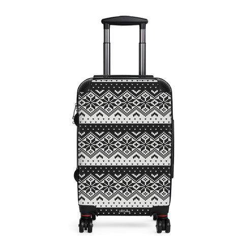 Fair Isle Knitting Cabin Suitcase